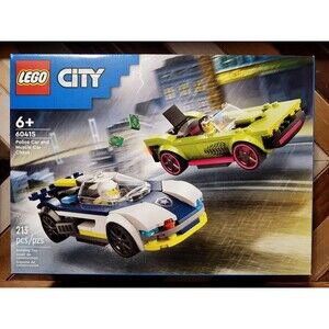 LEGO CITY: Police Car and Muscle Car Chase (60415) 213 Piece Set New In Box